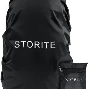 North Zone Medium 40L Laptop Backpack for Men/Women (Black)